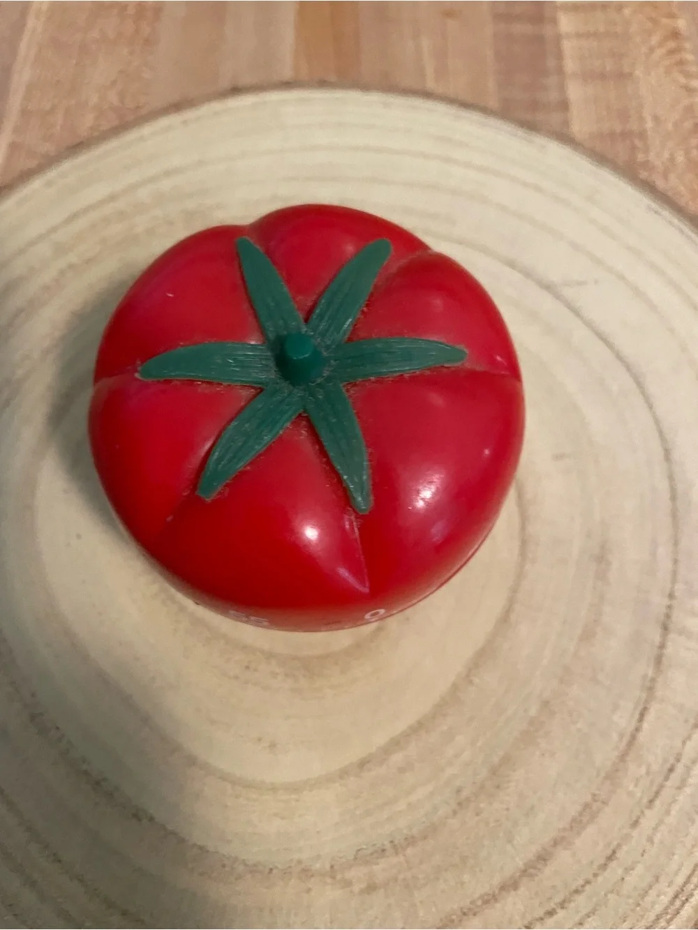Red Tomato Kitchen Timer - Manual Countdown Timer